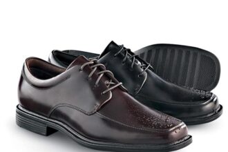 Moc toe dress shoes mens