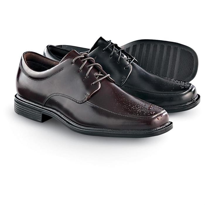 Moc toe dress shoes mens