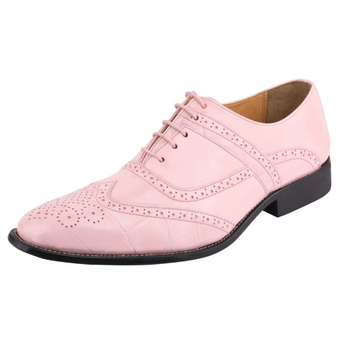 Mens light pink dress shoes