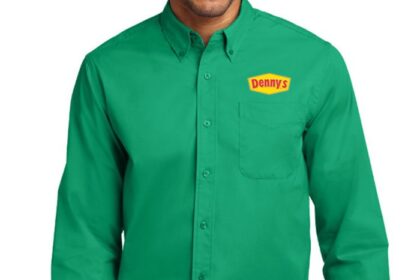 Green dress shirts for men