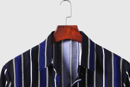 Men's striped dress shirt