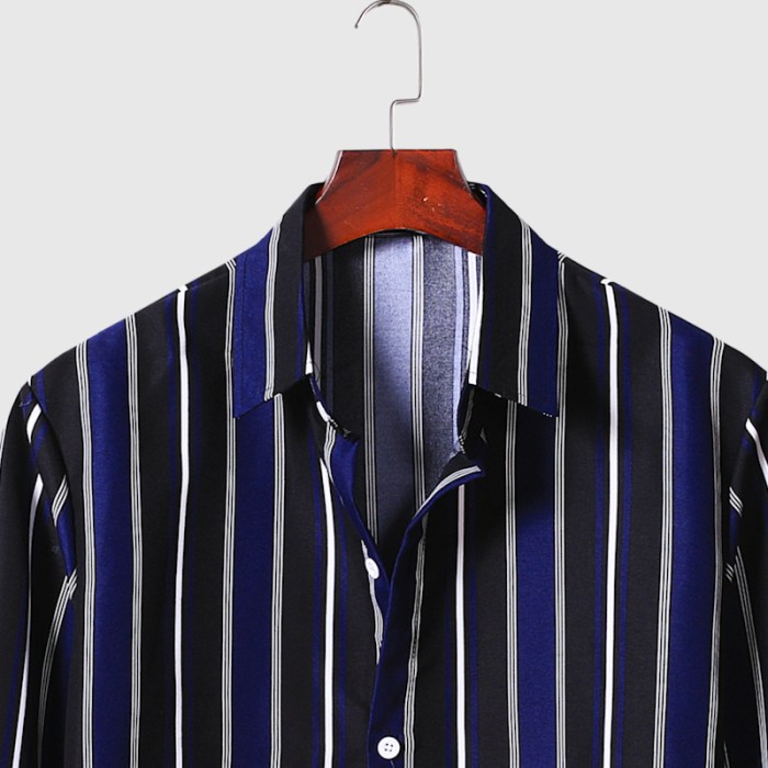 Men's striped dress shirt