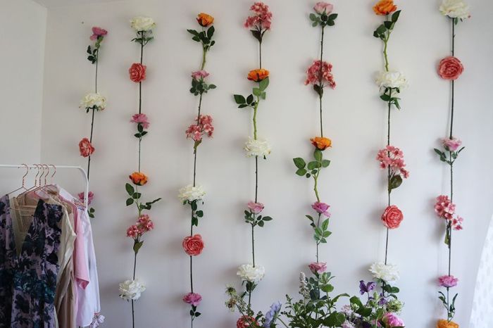 How to make flower for wall decoration