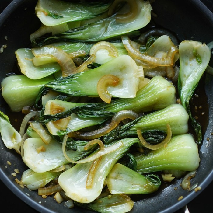 How to cook bok choy trini style