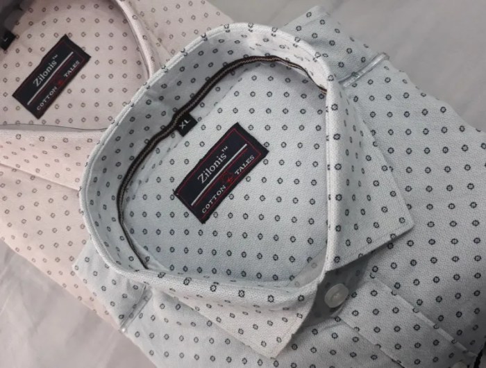 Men's cufflink dress shirt