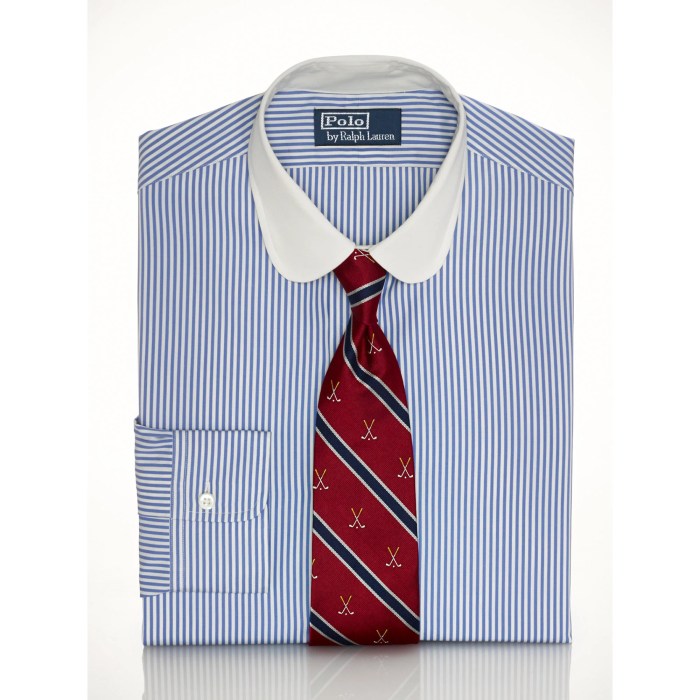 Club collar dress shirt mens